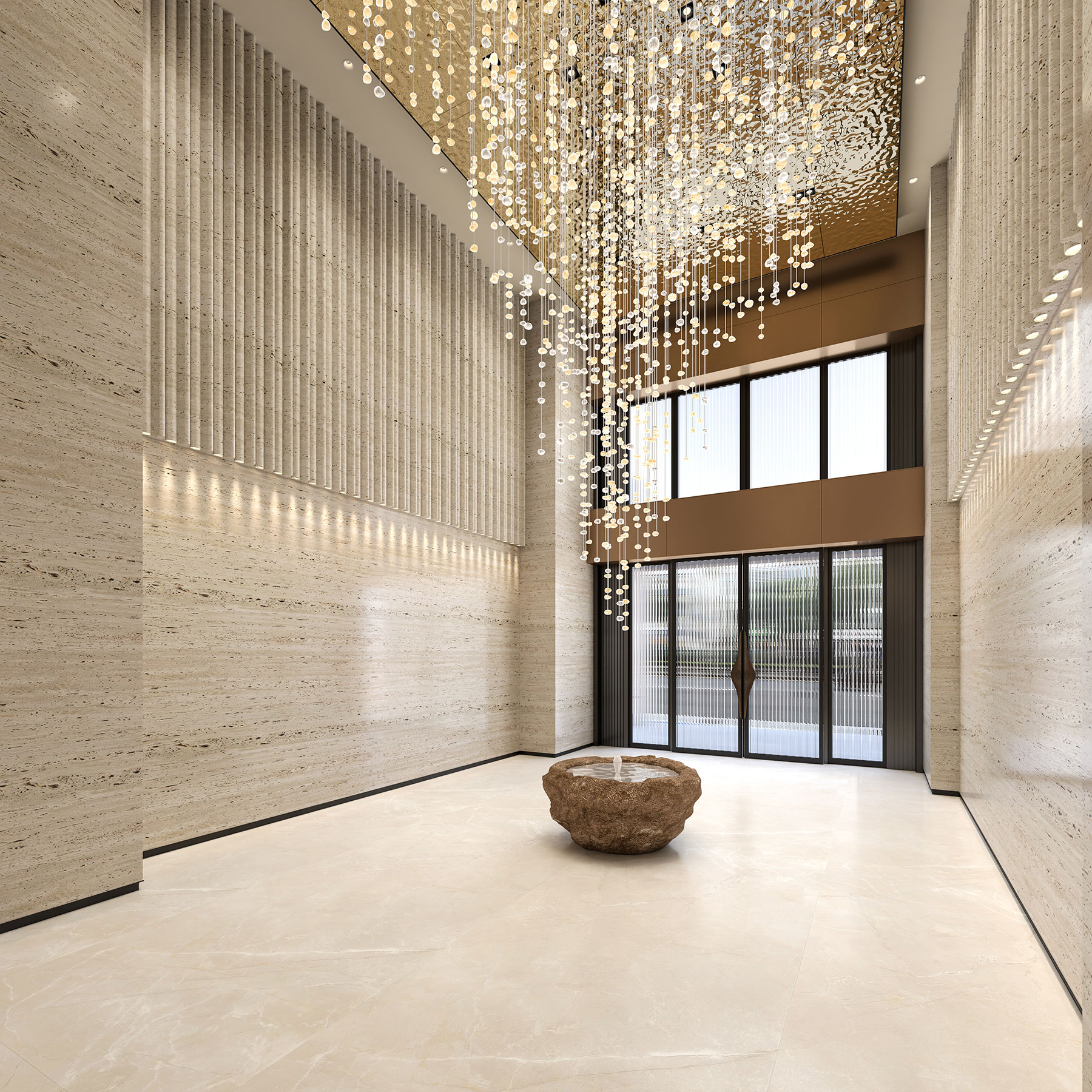 大型設計_公共空間作品_皇翔建設∣柏金公共門廳設計規劃案_照片01