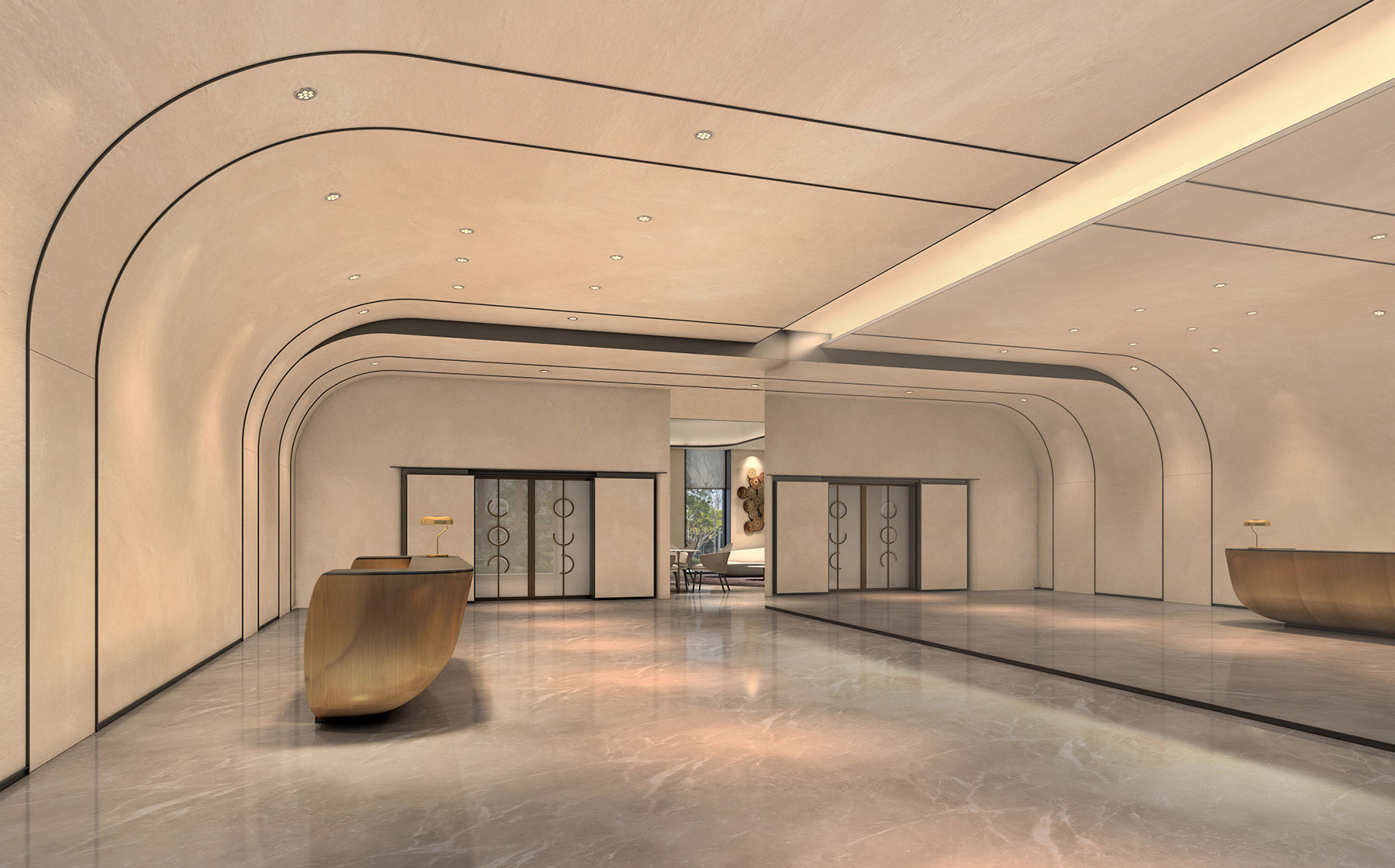 大型設計_公共空間作品_皇翔建設∣漢中公共門廳設計規劃案_照片01