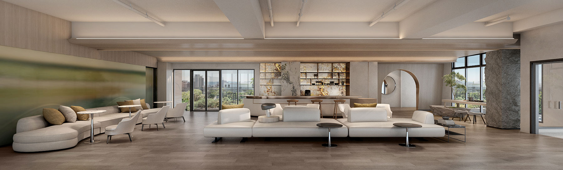 大型設計_公共空間作品_皇翔建設∣漢中公共門廳設計規劃案_照片03