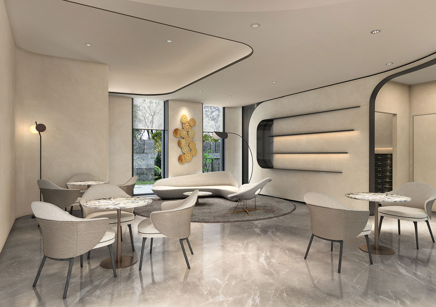 大型設計_公共空間作品_皇翔建設∣漢中公共門廳設計規劃案_照片04