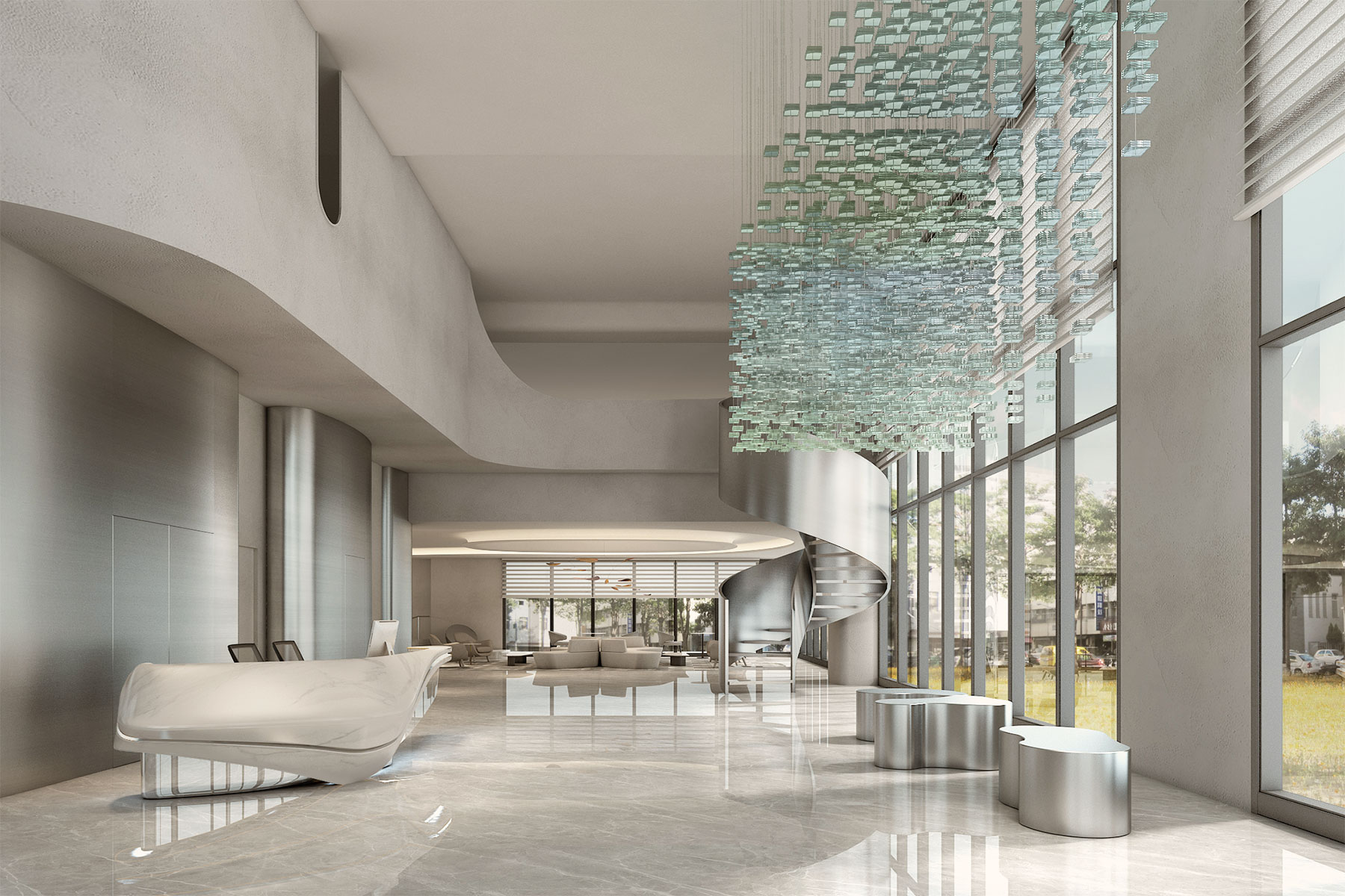 大型設計_公共空間作品_皇翔建設∣保二公共門廳設計規劃案_照片06